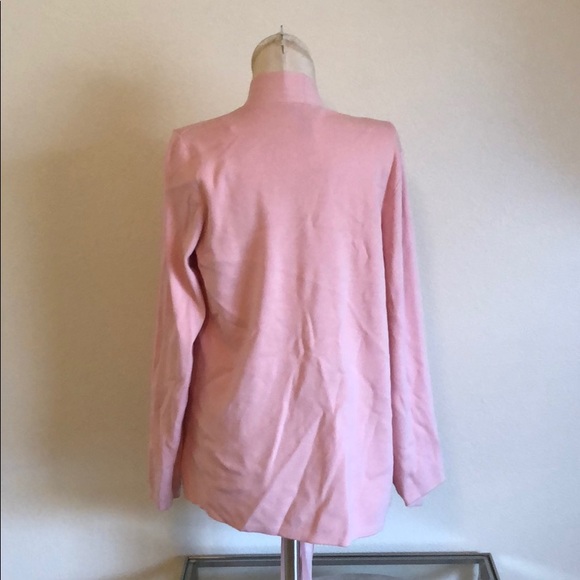 Jones New York light pink open front cardigan med - Picture 3 of 4
